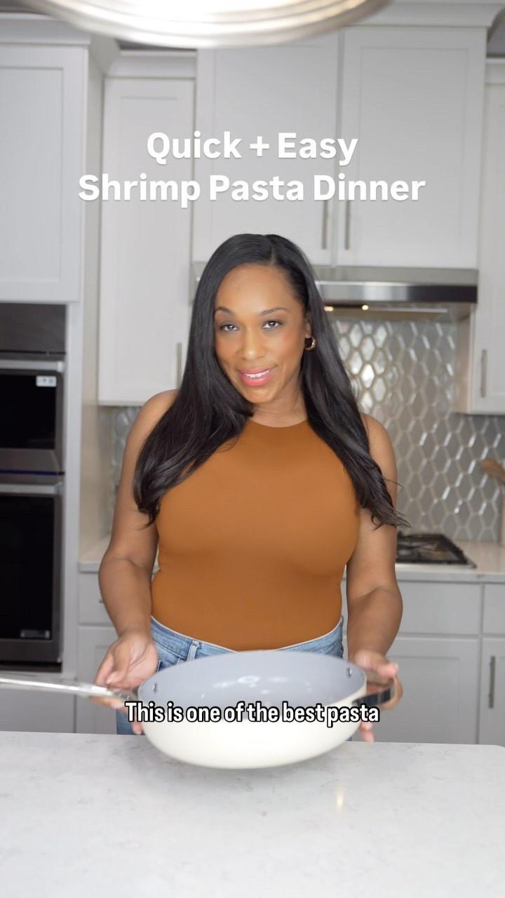 This pasta is so creamy and flavorful, and the whole family will love it. Trust me, your family will be scraping the pan clean😋

✨[Save this post]✨

Ingredients:

For the Shrimp:
	•	1 lb extra-large shrimp, peeled & deveined
(You can eyeball the seasoning or use the measurements below)
	•	½ tbsp smoked paprika
	•	¾ tbsp Italian seasoning
	•	¼ tsp black pepper
	•	¾ tsp salt
	•	1 ½ tbsp sun-dried tomato oil (from the jar)
	•	½ tsp Tony Chachere’s Creole Seasoning 

For the Sauce:
	•	2 ½ tbsp tomato paste
	•	½ cup sun-dried tomatoes
	•	1 tbsp Italian seasoning
	•	½ tsp smoked paprika
	•	½ tsp salt
	•	¾ tsp dried basil
	•	2 tbsp flour
	•	2 cups spinach
	•	2 tbsp butter
	•	2 tbsp onion
	•	2 tbsp minced garlic
	•	2 cups vegetable broth
	•	1 cup heavy cream
	•	1 cup parmesan cheese
	•	Fresh basil (for garnish)
	•	12 oz penne pasta, cooked

Directions:

Boil your pasta, drain and set aside.

Add sun-dried tomato oil (not the tomatoes) to a pan and add the shrimp, then season with paprika, Italian seasoning, salt, black pepper, and Tony Chachere’s Creole Seasoning. Cook for about 2 minutes per side. Then set aside.

In the same pan, melt the butter, then add garlic, onion, sun-dried tomatoes, tomato paste, Italian seasoning, paprika, salt, and dried basil. Let that cook for about 2 minutes.

Stir in the flour, then pour in the vegetable broth and heavy cream. Add the spinach and let it cook down until the sauce thickens and the spinach wilts—about 5 minutes.

Stir in the parmesan cheese until melted, then toss in the pasta. Add the shrimp back to the pan and top with fresh basil.

Enjoy!

✨Comment “recipe” to have this sent to your DM

✨Comment “kitchen” for some kitchen must haves 

Would you try this?

#ShrimpPasta #EasyDinner #ComfortFood #sundaydinners #weeknightdinner #weeknightmeals #familymeal #familymealideas #familymeal

#LTKFamily #LTKBeauty #LTKHome