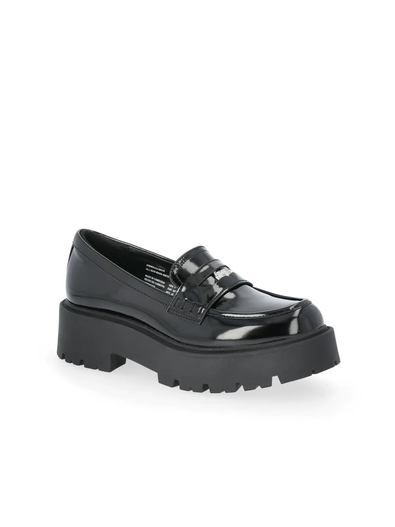 Madden NYC Women's Platform Lug Sole Coin Loafers | Walmart (US)