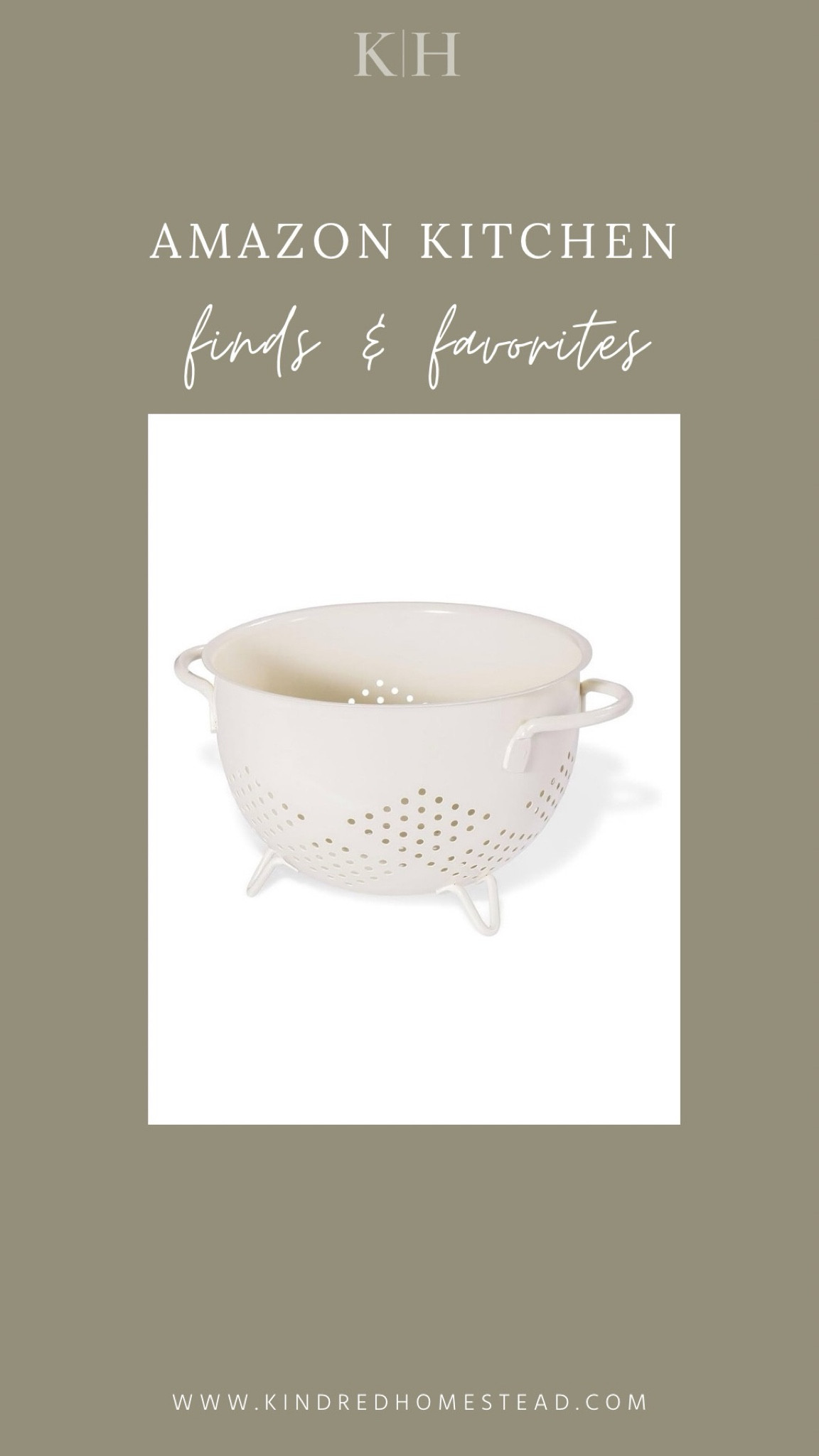 Amazon home find for kitchen and baking and cooking, aesthetic kitchen favorites, Amazon kitchen colander for intentional and designed homes and kitchens!

#LTKHome