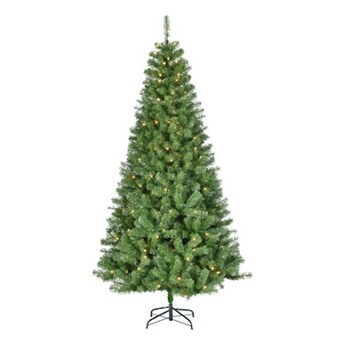 Holiday Living 7.5-ft Pre-lit Artificial Christmas Tree with LED Lights | Lowe's