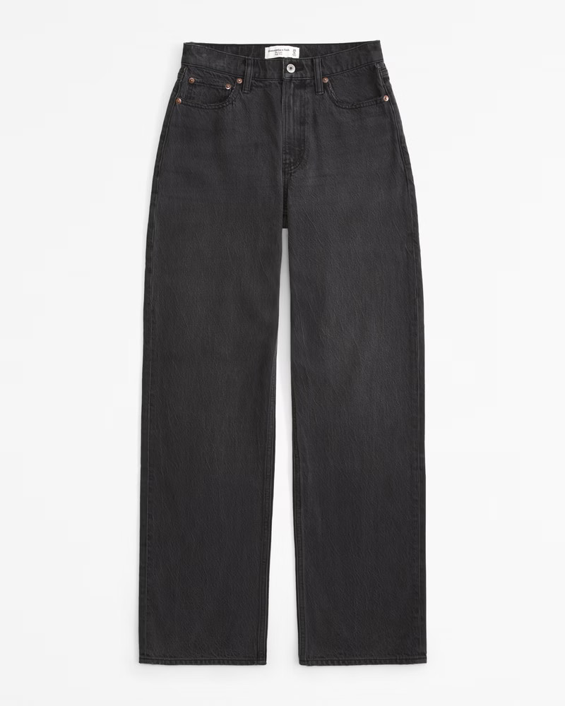 Women's High Rise Loose Jean | Women's Bottoms | Abercrombie.com | Abercrombie & Fitch (UK)