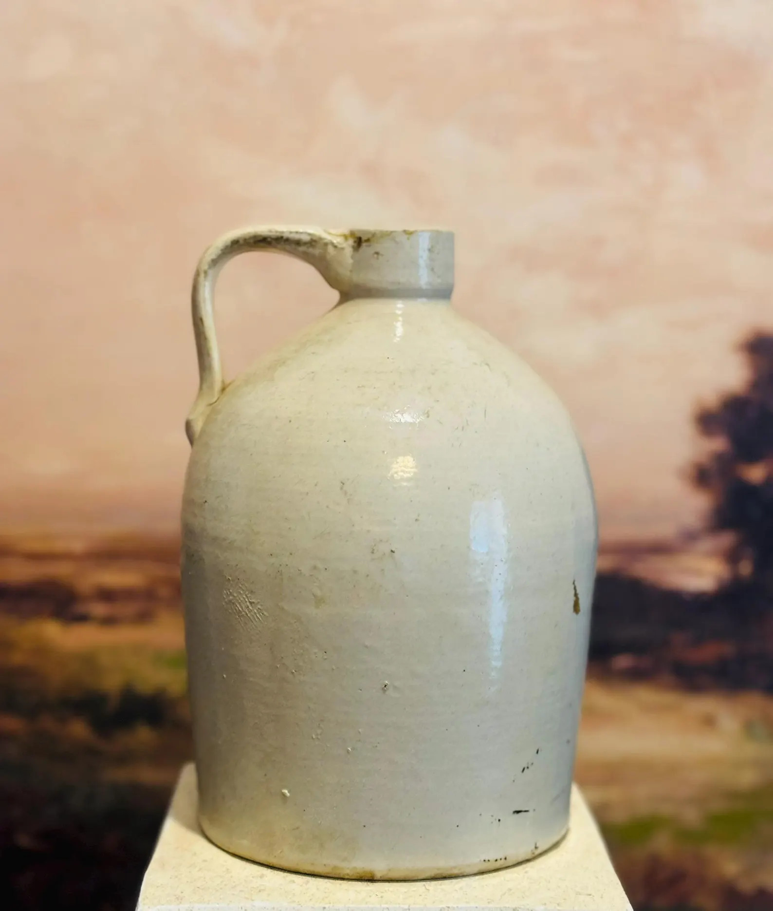 Antique Cream stoneware jug | Ginger Jar Home Decor | Grandmillennial Home Finds | Cottage Core H... | Etsy (US)