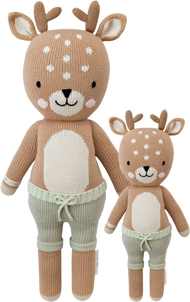 cuddle + kind Elliott The Fawn Doll - Lovingly Handcrafted Dolls or Nursery Decor, Stuffed Animal... | Amazon (US)