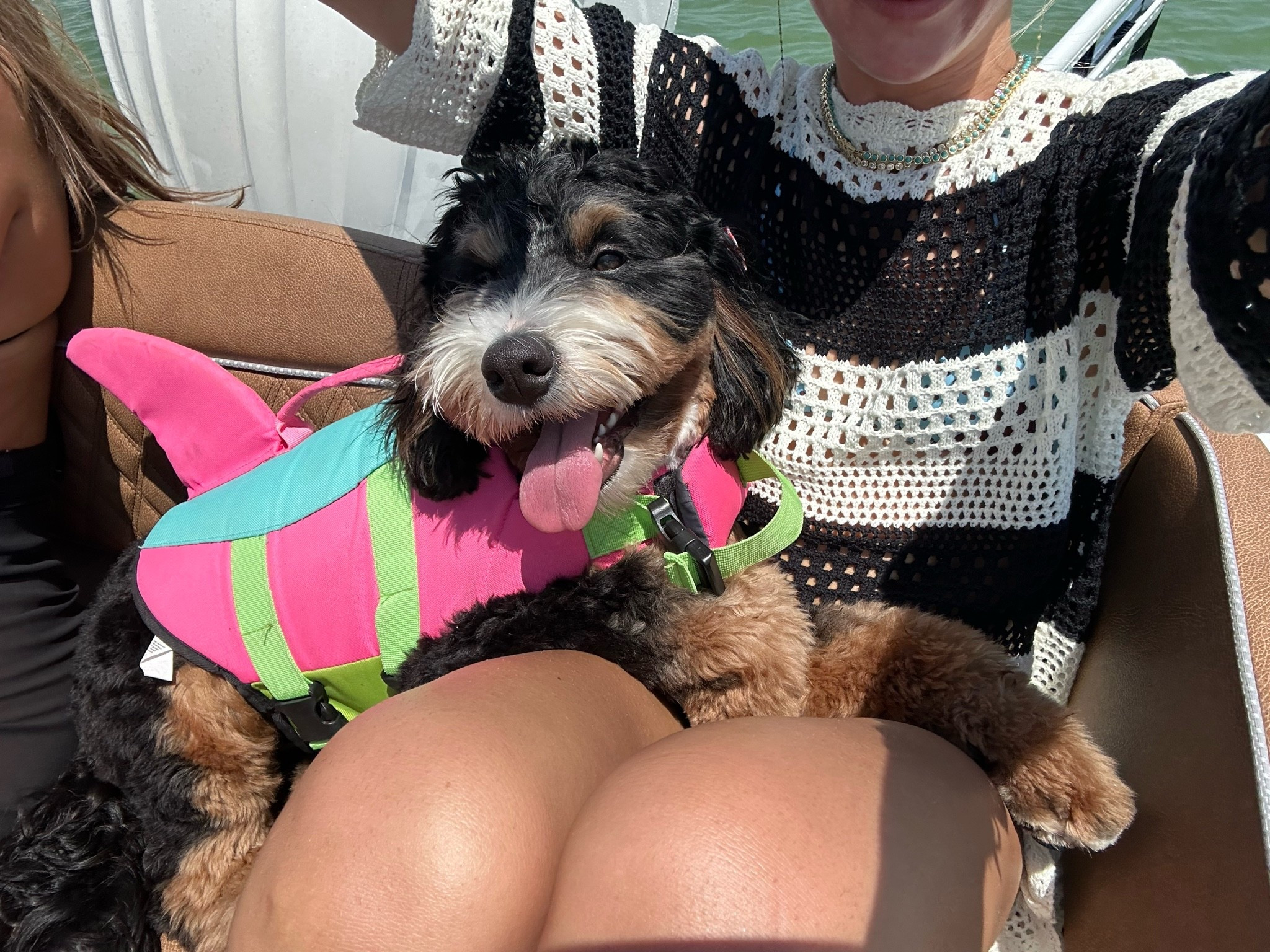Boat day with me and P! She has her life vest on and I’m wearing my Amazon long sleeve mini dress coverup with my @Dippin Daisys bikini

#LTKSwim #LTKSeasonal #LTKootd
