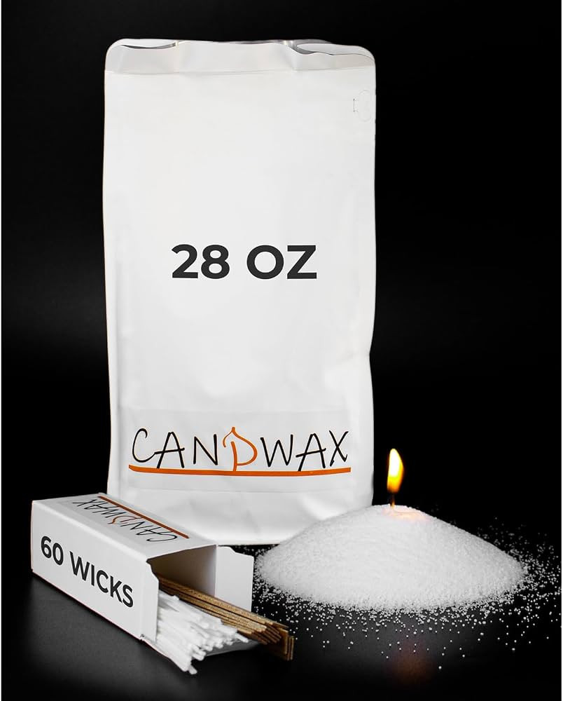 Amazon.com: CANDWAX Pearled Candle Wax Sand 28 Oz - Unscented Candle Powder Plant-Based Clean Bur... | Amazon (US)
