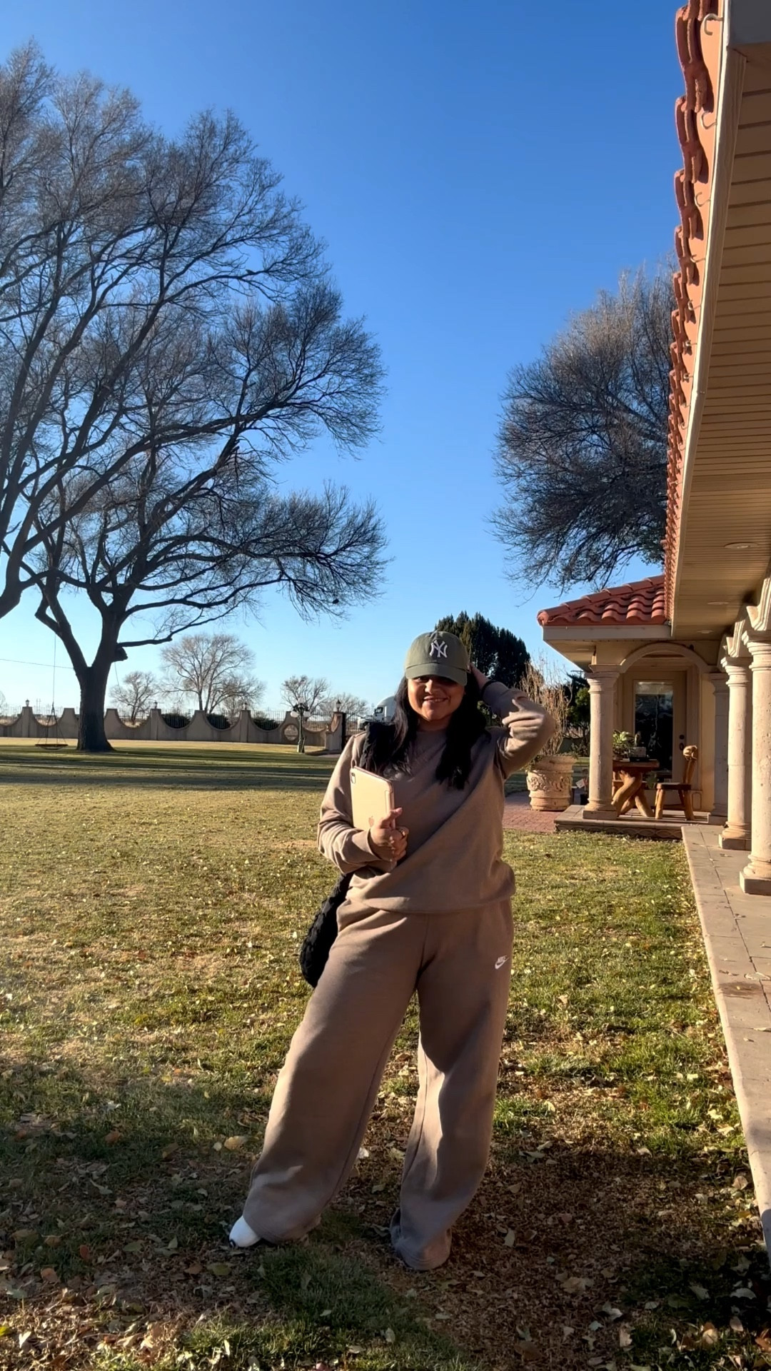 Nike set sold separately on sale from JCPenney
Top:medium pants:large but could of done a medium 

#LTKootd #LTKMidsize #LTKFindsUnder100