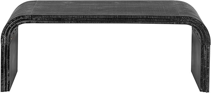 kevinplus 47.2'' Minimalist Coffee Table for Living Room, Modern Mid-Century Retro Style Wood Cof... | Amazon (US)