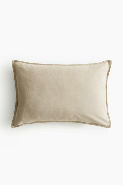 H & M - Linen-blend Cushion Cover - Beige | H&M (US + CA)