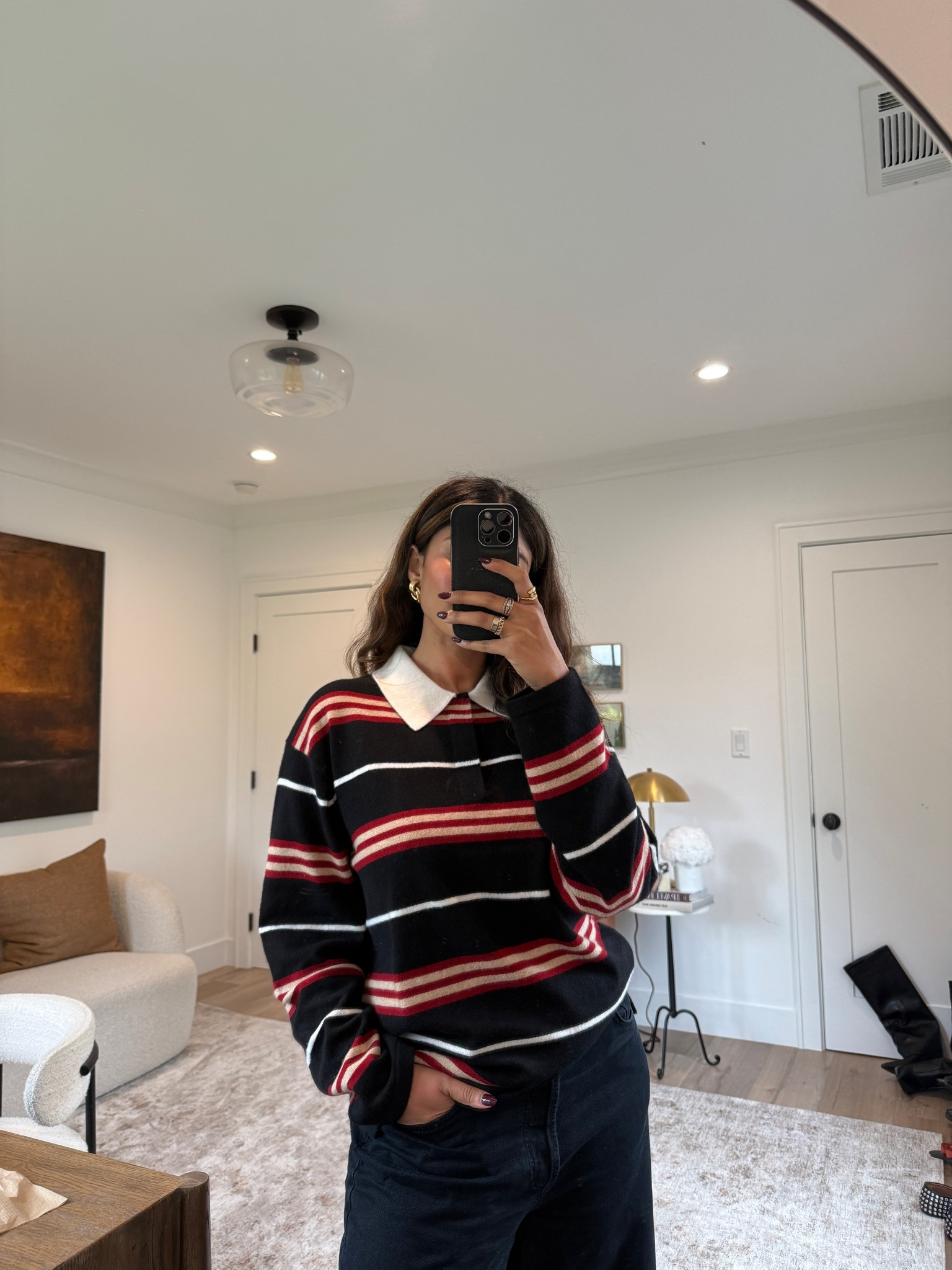 Rugby shirt, cashmere rugby shirt 

#LTKStyleTip #LTKHoliday #LTKSeasonal