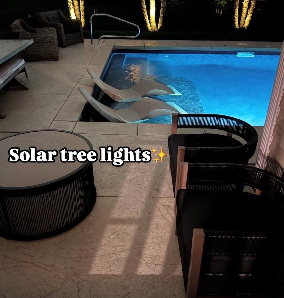 My pool and patio at night! Love our new solar tree lights! On sale today for 29% off today! 


Outdoor. Patio. Hosting. Solar lights. 

#LTKSaleAlert #LTKSeasonal #LTKHome