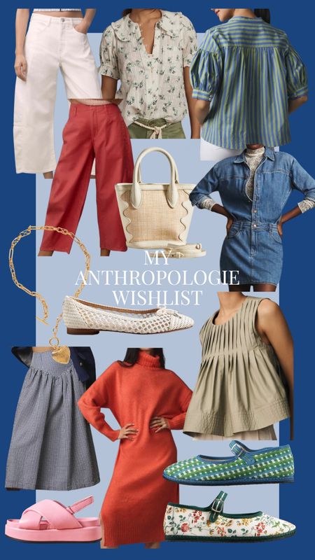 Current wishlist from Anthropologie! Such cute tops for spring and loving all the different types of Mary janes. 

// winter workwear, spring transitional pieces, classic style, coastal granddaughter style, girly style, casual spring outfits, ballet flats, statement accessories 

#LTKSeasonal #LTKshoecrush #LTKworkwear