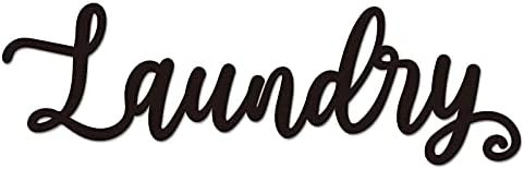 Huray Rayho Laundry Room Decor and Accessories Wooden Laundry Sign Wall Art Backdrop Decoration F... | Amazon (US)