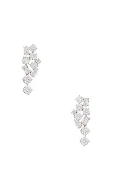 SHASHI Jacklyn Earring in Silver from Revolve.com | Revolve Clothing (Global)