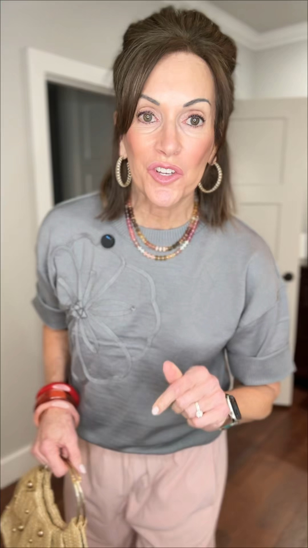 Striped sweaters - medium 
Linen cotton pants - medium (run oversized) 
Appliqué sweater - Medium (it’s more fitted than the pic shows 

#LTKTravel #LTKMidsize #LTKdayinmylife