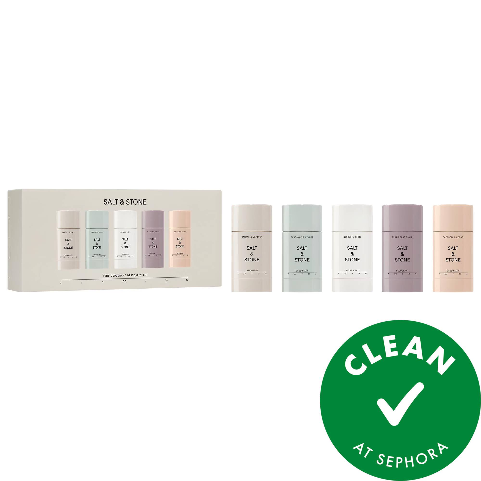 Salt & Stone Mini Deodorant Discovery Set | Sephora (US)