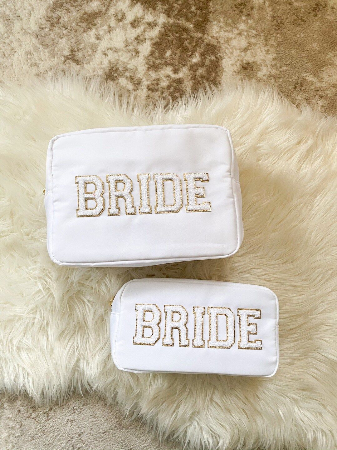Bride Gift Bag With Patches Bride Bag Bride Makeup Bag Bride - Etsy | Etsy (US)