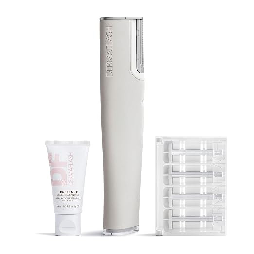DERMAFLASH LUXE+ Sonic Dermaplaning Tool for Face Peach Fuzz Removal, Anti-Aging and Exfoliation | Amazon (US)