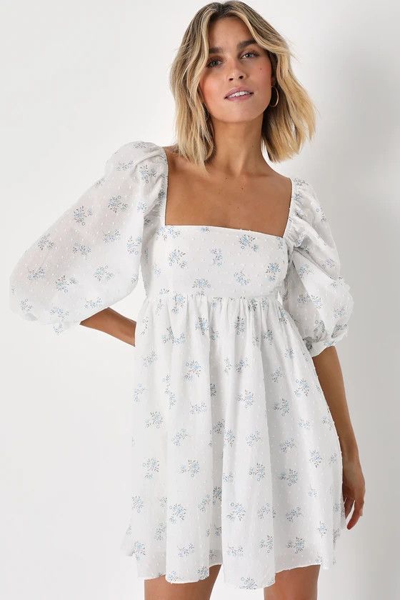 Always Charming White Floral Dress | White Spring Dress | Spring Dresses 2023 Summer Dresses Fashion | Lulus (US)