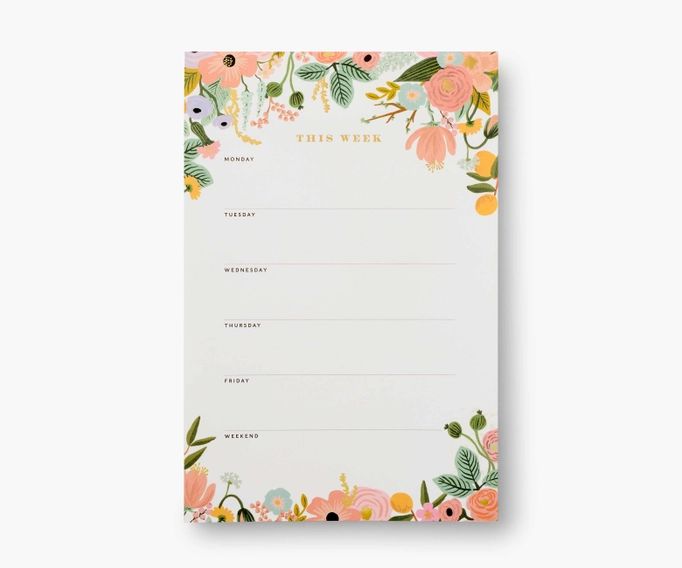 Garden Party Pastel Large Memo Notepad | Rifle Paper Co.