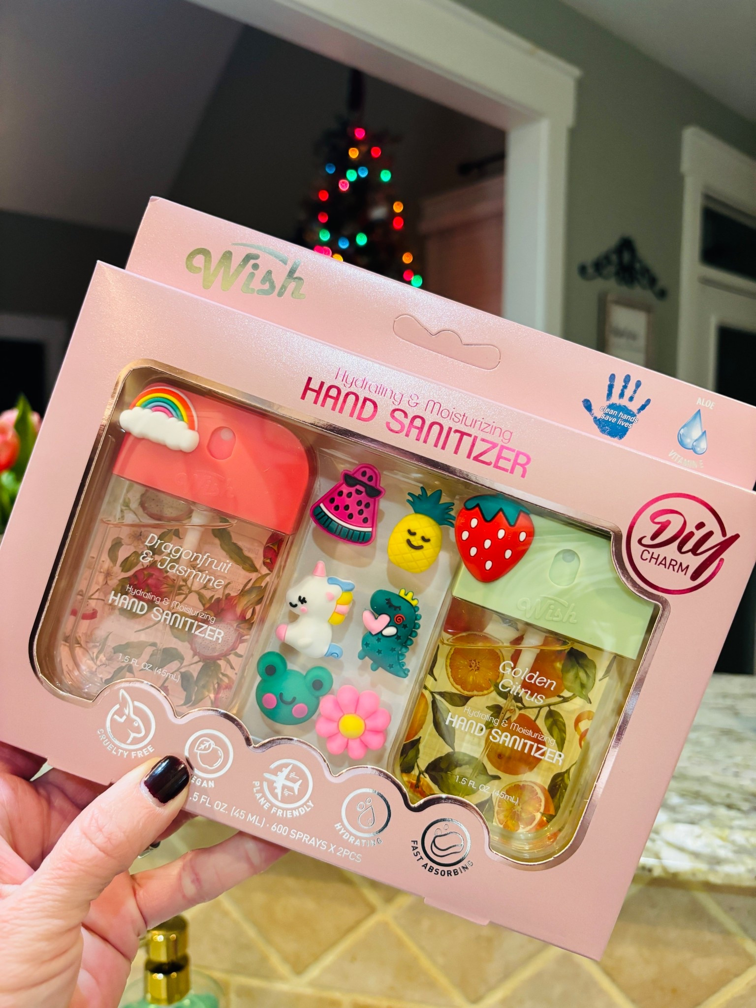Wish DIY “Charm” hand sanitizer - 2 pack! They can add their favorite charm to personalize it!      🎀🍓🌺

#LTKHoliday #LTKmomlife #LTKKids
