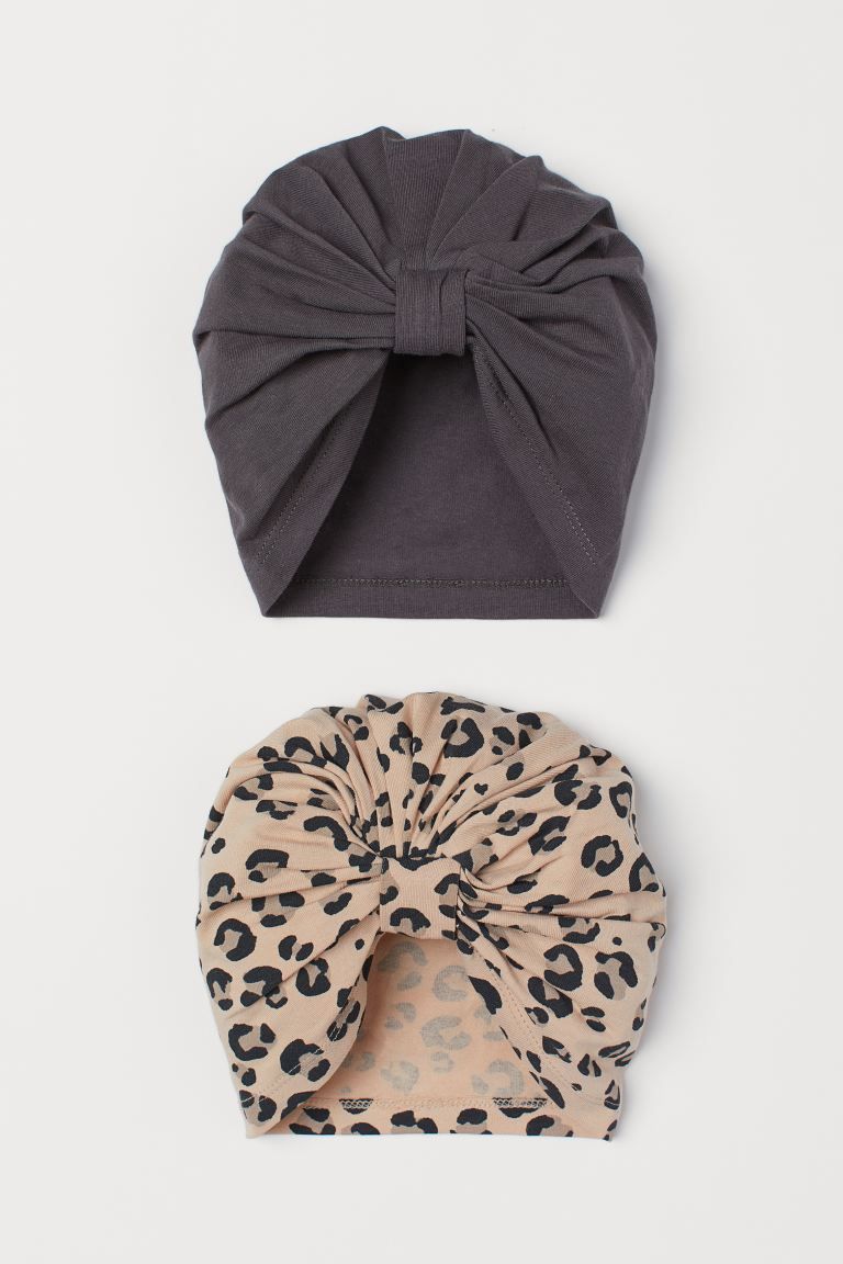 2-pack Cotton Turbans | H&M (US + CA)