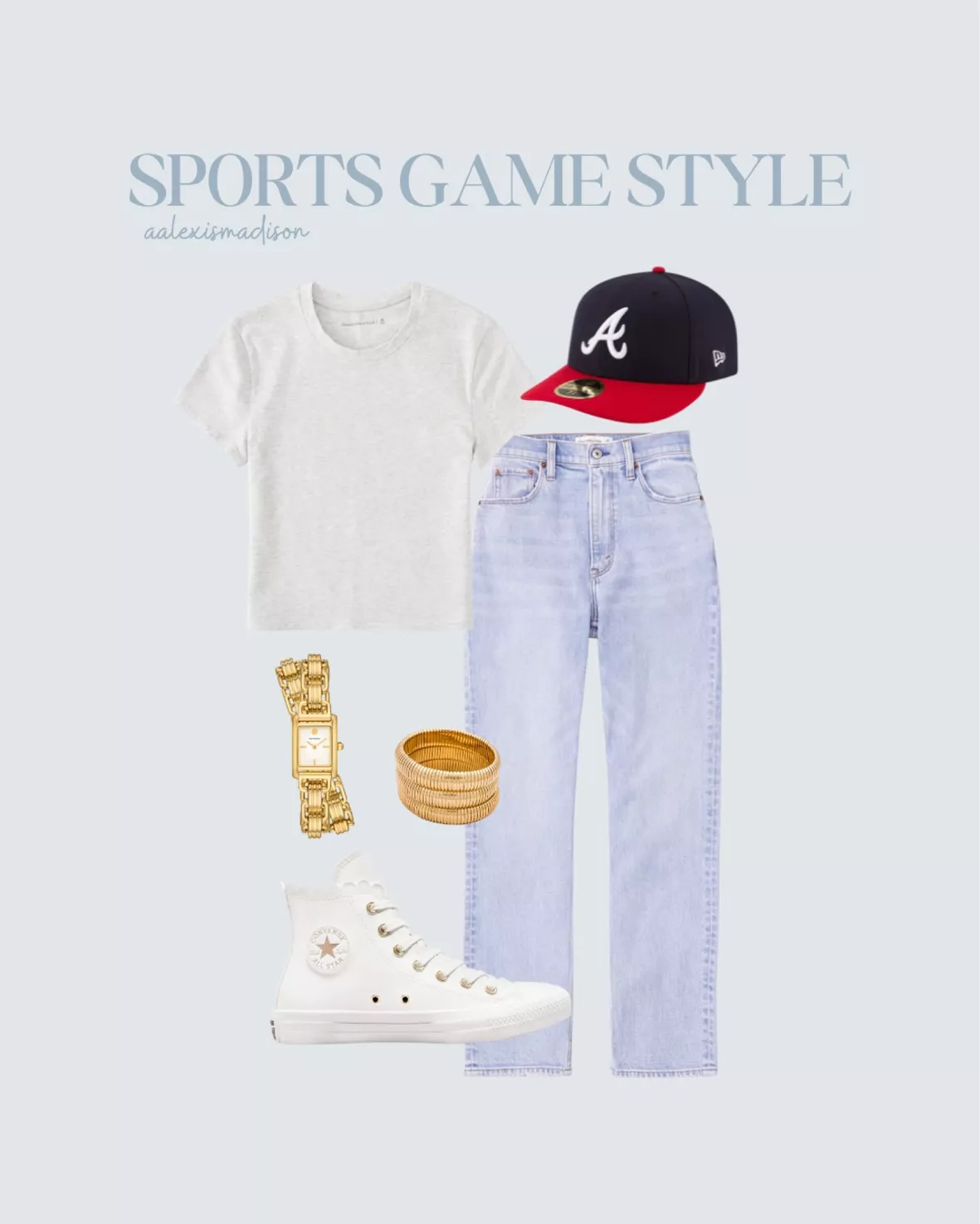 Atlanta Braves outfit Baseball outfit, Baseball game outfits, Atlanta braves outfit
