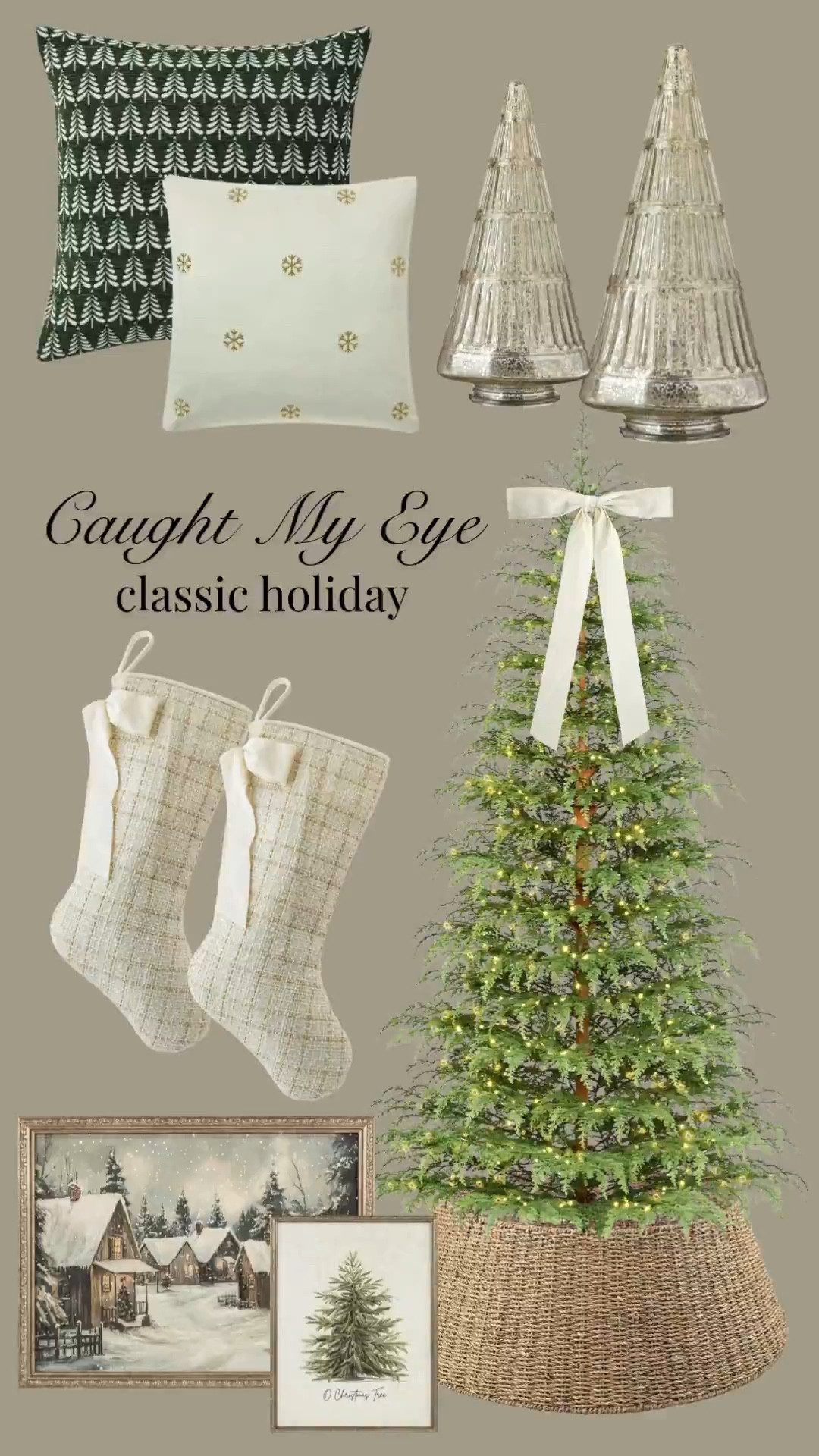 My favorite classic picks from the holiday home decor collection at Walmart! Grab your favorites while you can! Stockings, artwork, candlesticks, candle, ornament, reindeer, cedar, pine, wreath, garland, bells, christmas tree, throw blanket, pillow, houses, holiday gift, gift list


#LTKHome #LTKHoliday #LTKSeasonal