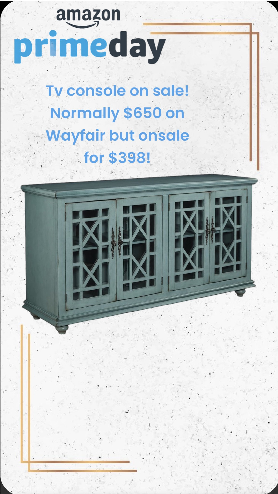 Cutest console on sale for prime day! 

#LTKhome #LTKsalealert #LTKxPrime