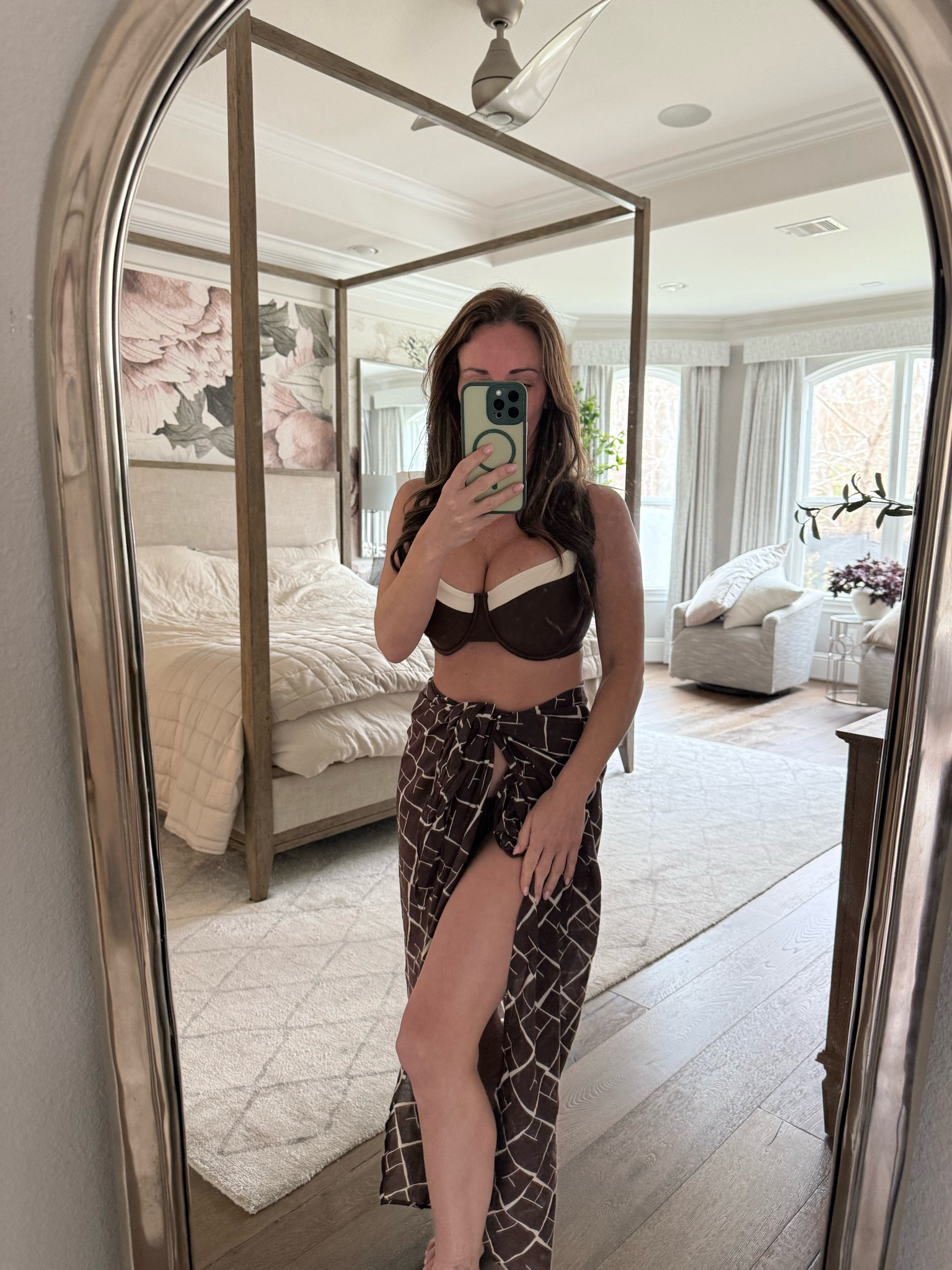 Just getting around to trying in this new swim suit from Abercrombie. I love the butter soft material and the fact that is bigger chest friendly! (So hard to find) 

#LTKOver40 #LTKSwim #LTKPetite