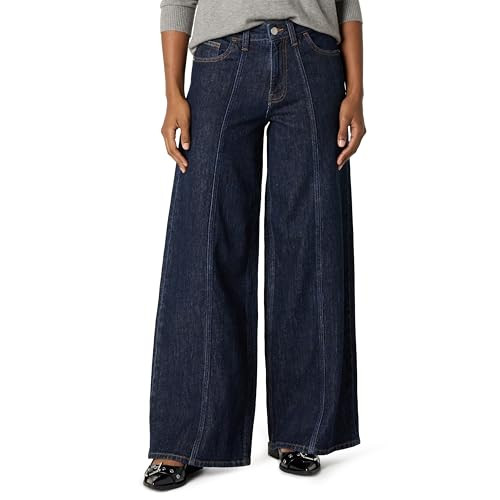 The Drop Women's Frida Relaxed Fit Jeans, Dark Indigo, 24 | Amazon (US)