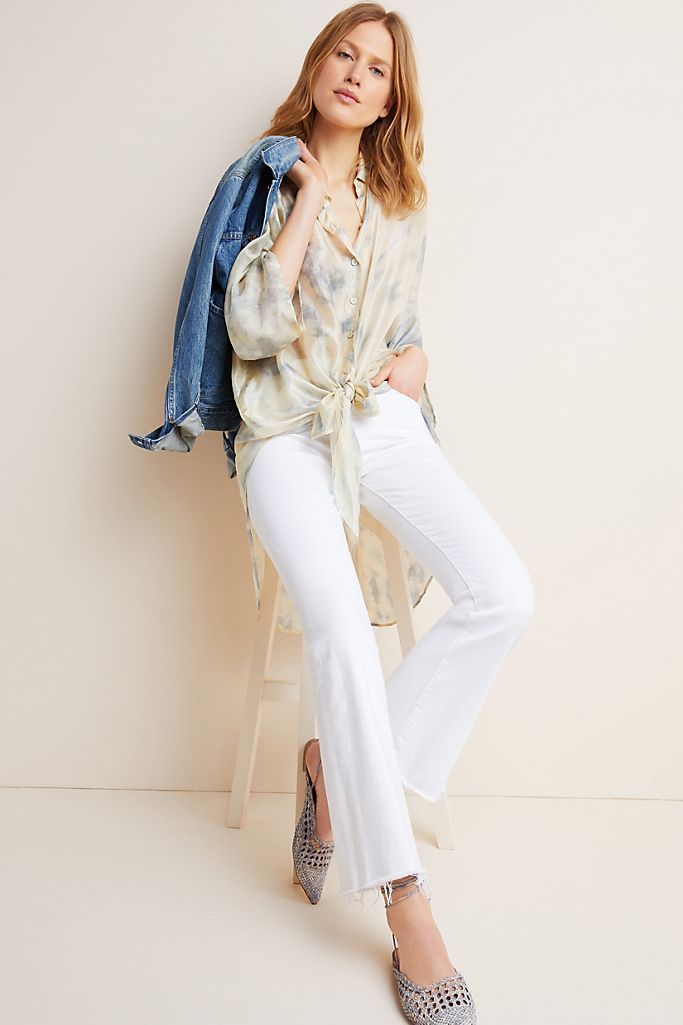 MOTHER The Weekender High-Rise Flare Jeans | Anthropologie (US)