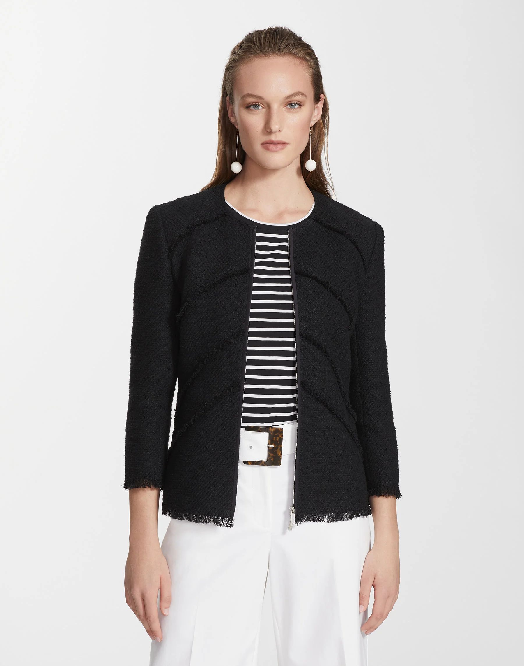 Burano Boucle Weave Reynolds Jacket | Lafayette 148 NY