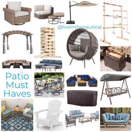 In the words of Olaf It’s summer!!! And I am rounding up some if my favorite summer must have furniture decor for patios and decks.  

#LTKSeasonal #LTKfamily #LTKhome