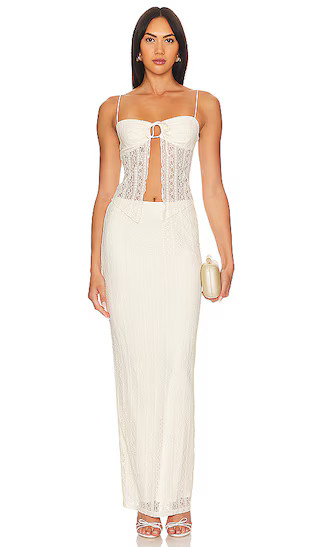 Lali Maxi Skirt Set in Ivory | Revolve Clothing (Global)