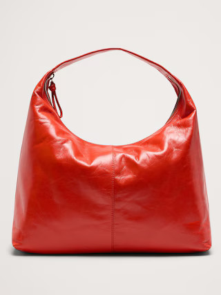 Slouchy Leather Hobo Bag | Banana Republic (US)