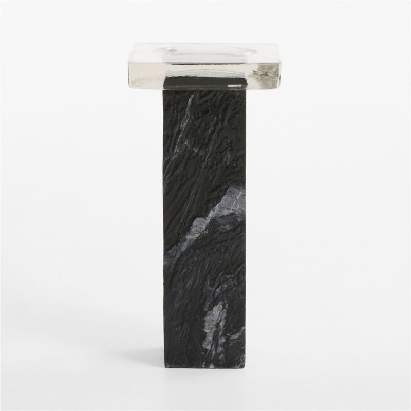 Ohr Marble and Cast Glass 10" Drink Table by Jeremiah Brent | Crate & Barrel | Crate & Barrel