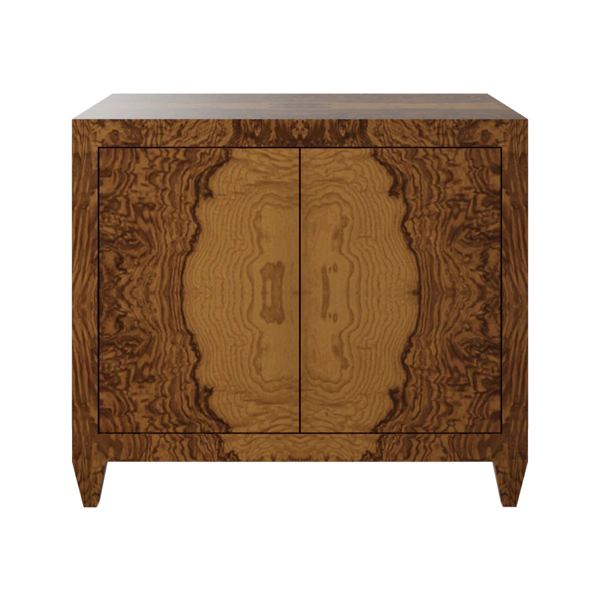 Stella Chest | Customizable Burl Wood Nightstand | Scout Design Studio