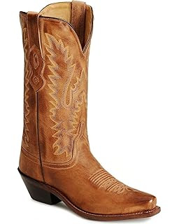Nocona Boots Women's Old West Tan F Toe Boot | Amazon (US)