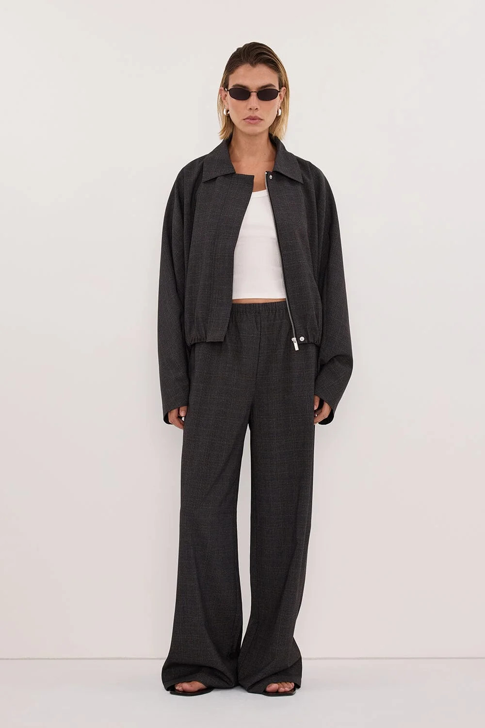 MARCO GREY BOMBER JACKET | DISSH