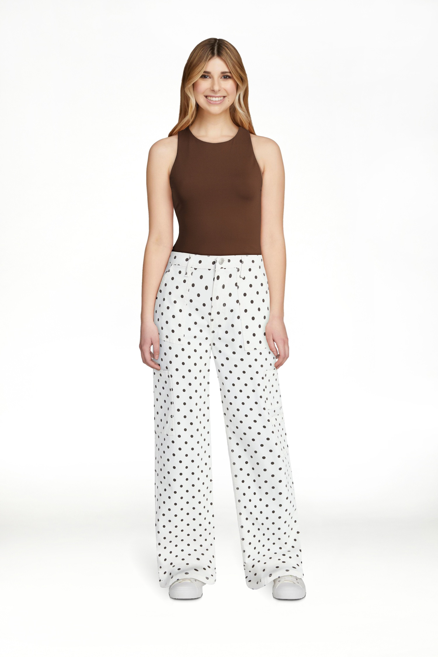 No Boundaries Wide Leg Cargo Pants, 33.5" Inseam, Women's and Women's Plus XXS-4X | Walmart (US)