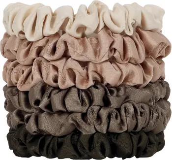Kitsch Satin Ultra Petite 6-Pack Scrunchies | Nordstrom | Nordstrom