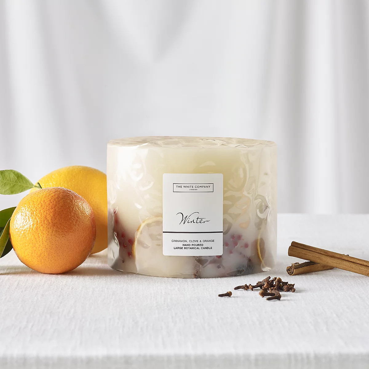 Winter Botanical Candle – Large | The White Company UK & ROW