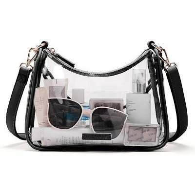Generic black Clear Bag for Stadium Approved, Clear Crossbody Purse for Women Transparent Concert Handbag | Target