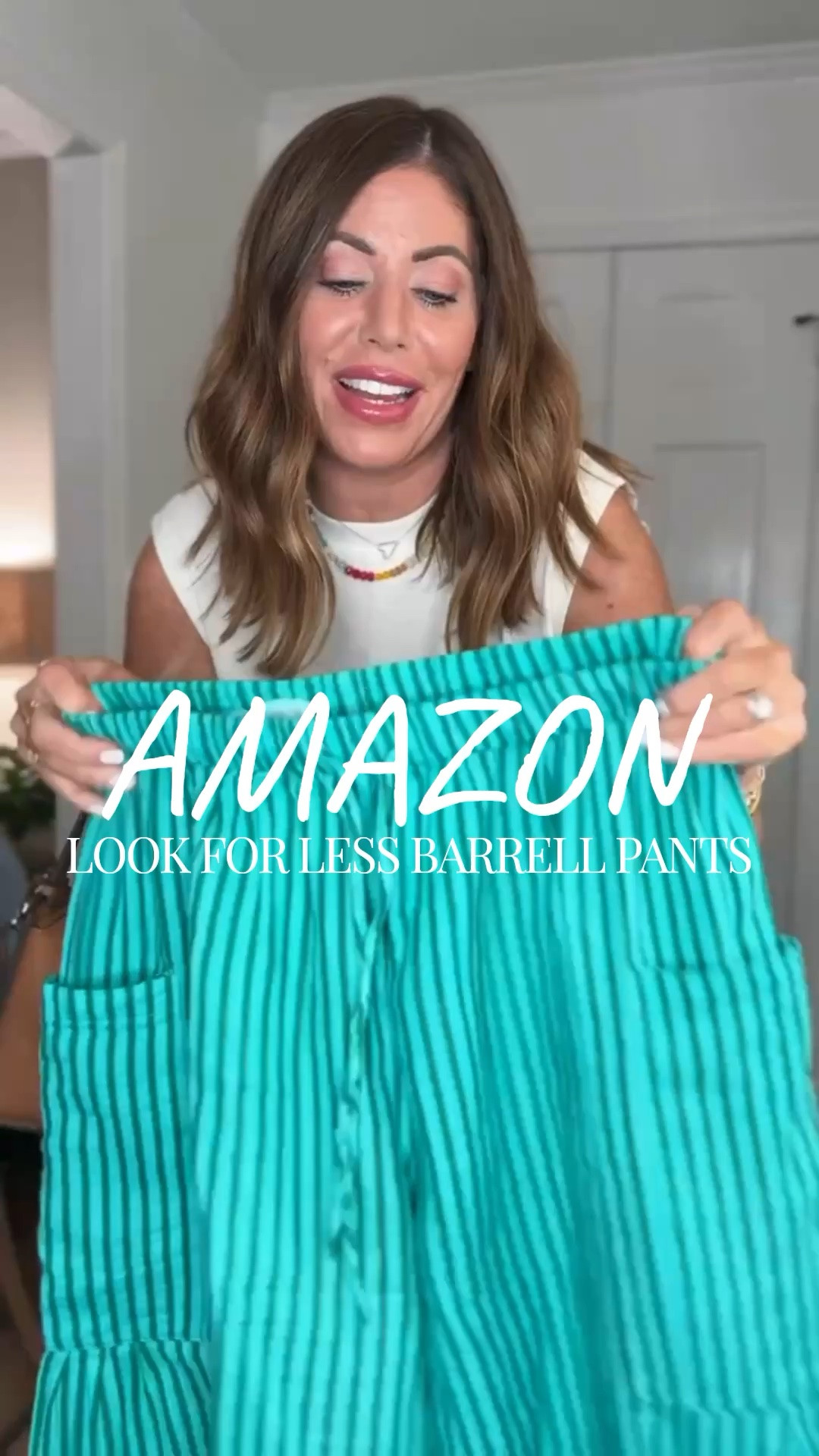 Amazon look for less barrel pants - under $40😍 

Over 40 style, spring outfit ideas 2026, summer outfits, vacation outfits beach, travel outfits

#LTKSaleAlert #LTKMidsize #LTKOver40