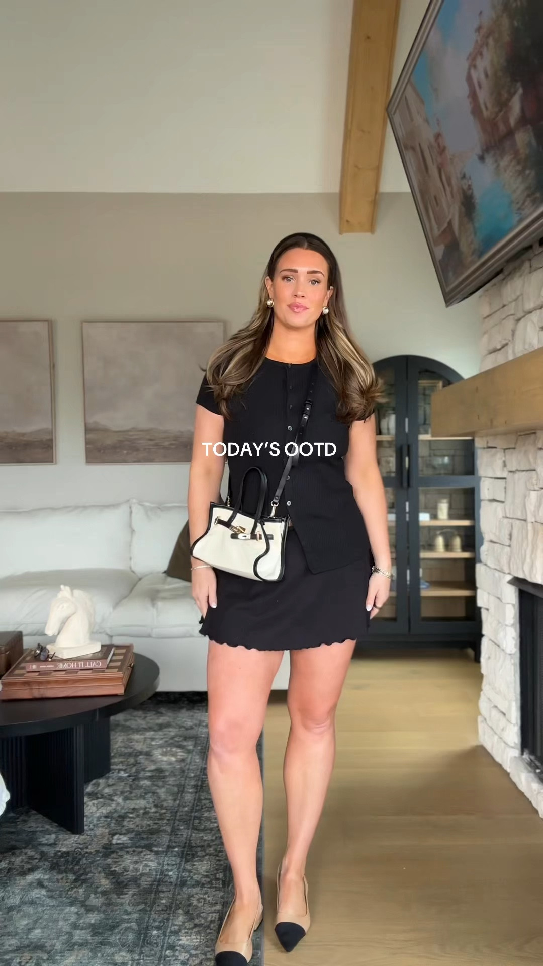 OOTD 
5’10” | size 8-10 
Top: medium tall 
Skort: medium 

#LTKMidsize #LTKootd #LTKTall