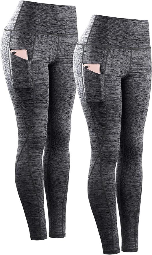 Neleus Women's Yoga Pant Running Workout Leggings with Pocket Tummy Control High Waist | Amazon (US)