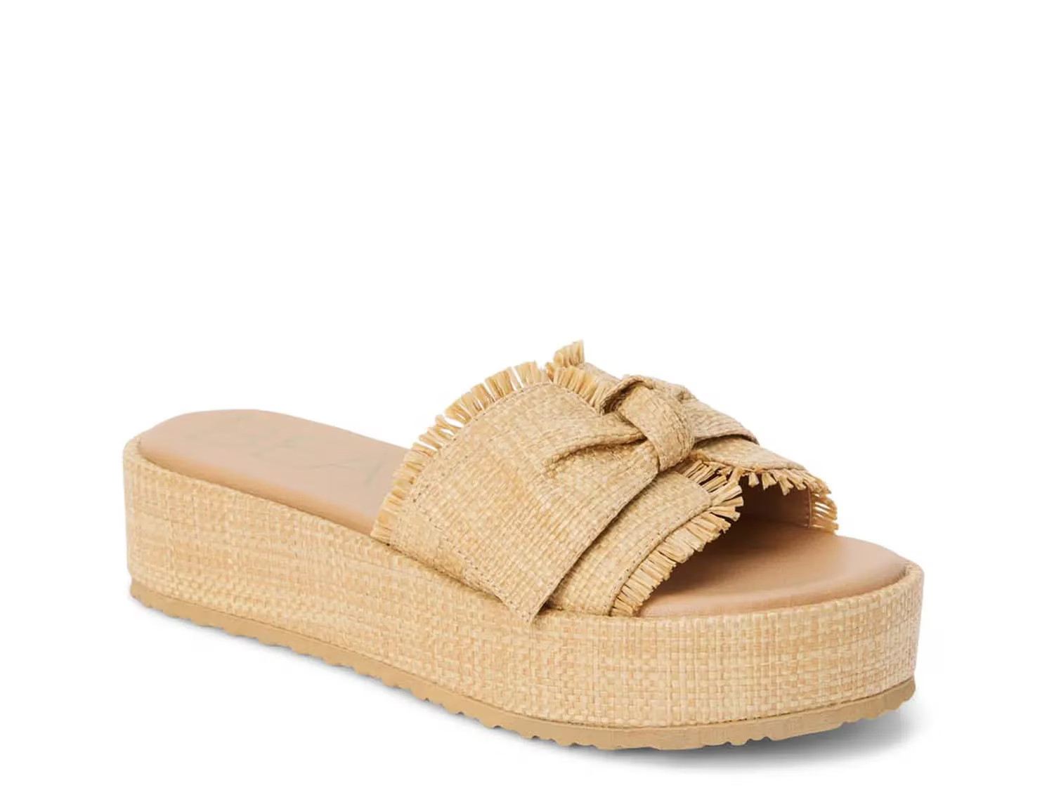 Beach by Matisse Sunda Platform Sandal | Women's | Beige Raffia | Size 10 | Sandals | DSW