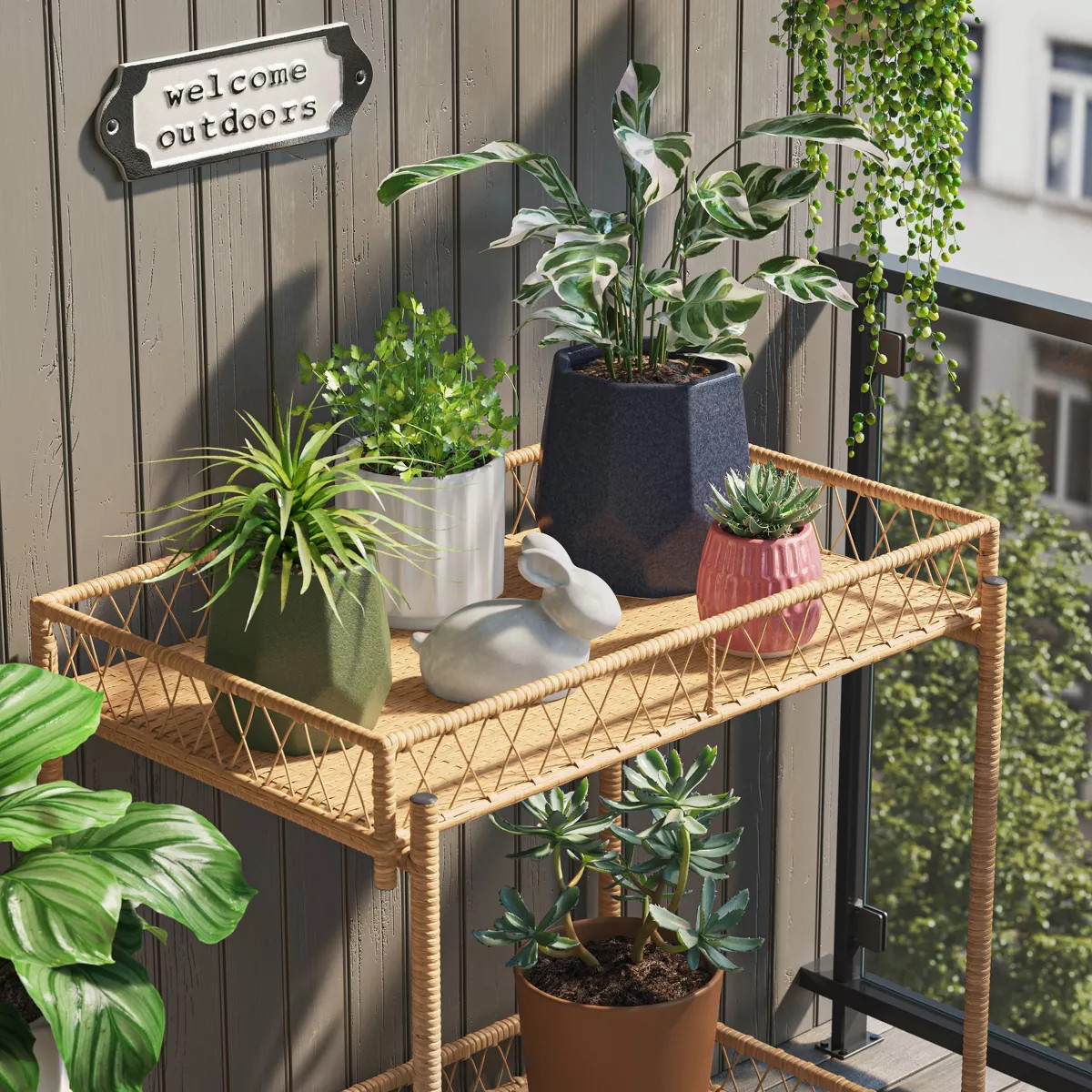 Geared Geometric Ceramic Indoor Outdoor Planter Pot - Threshold™ | Target