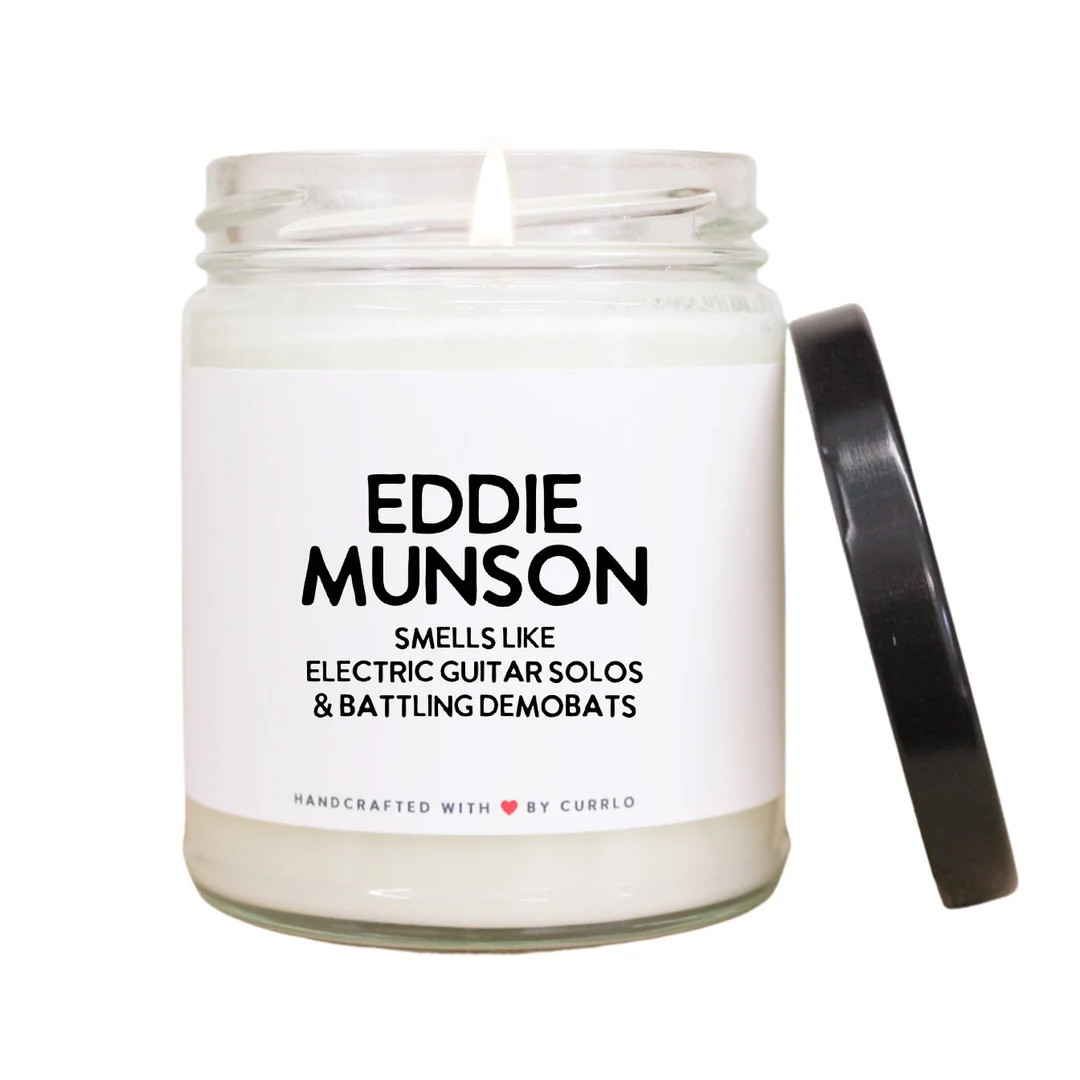 Eddie Munson Candle Smells Like Eddie Munson Stranger - Etsy | Etsy (US)