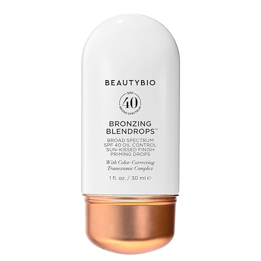 BeautyBio BLENDROPS. Broad Spectrum SPF 40 Oil-Control Priming Drops With Color-Correcting Tranex... | Amazon (US)
